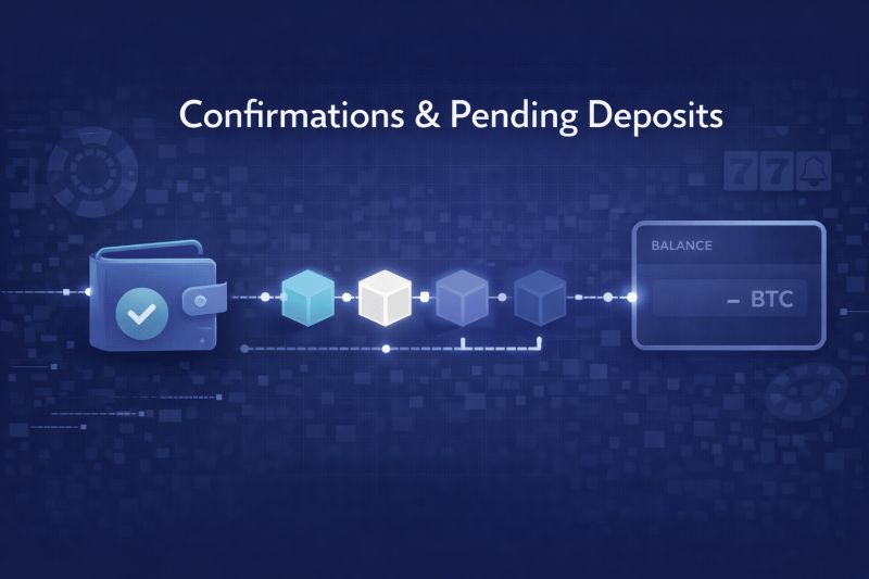Confirmations & Pending Deposits