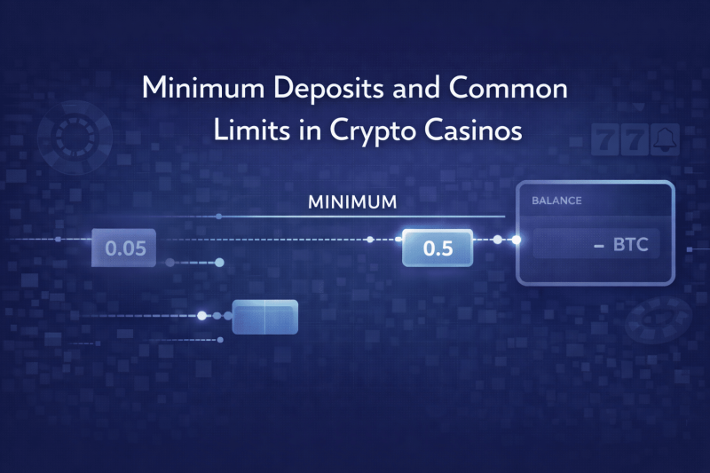 Minimum Deposits and Common Limits in Crypto Casinos